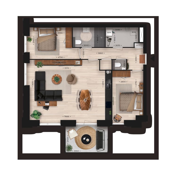 Foto 5 van Appartement (Bouwnr. 10)