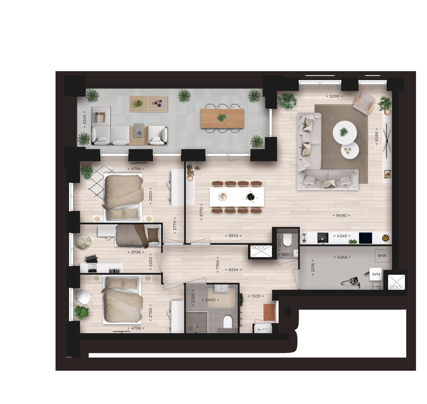 Foto 5 van Appartement (Bouwnr. 17)