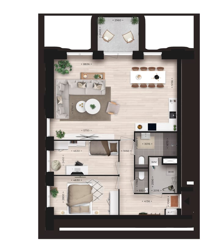 Foto 5 van Appartement (Bouwnr. 33)