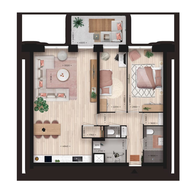 Foto 5 van Appartement (Bouwnr. 32)