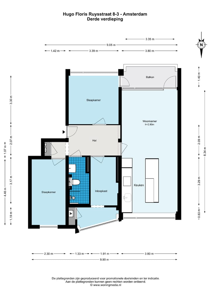 Foto 32 van Hugo Floris Ruysstraat 8-3