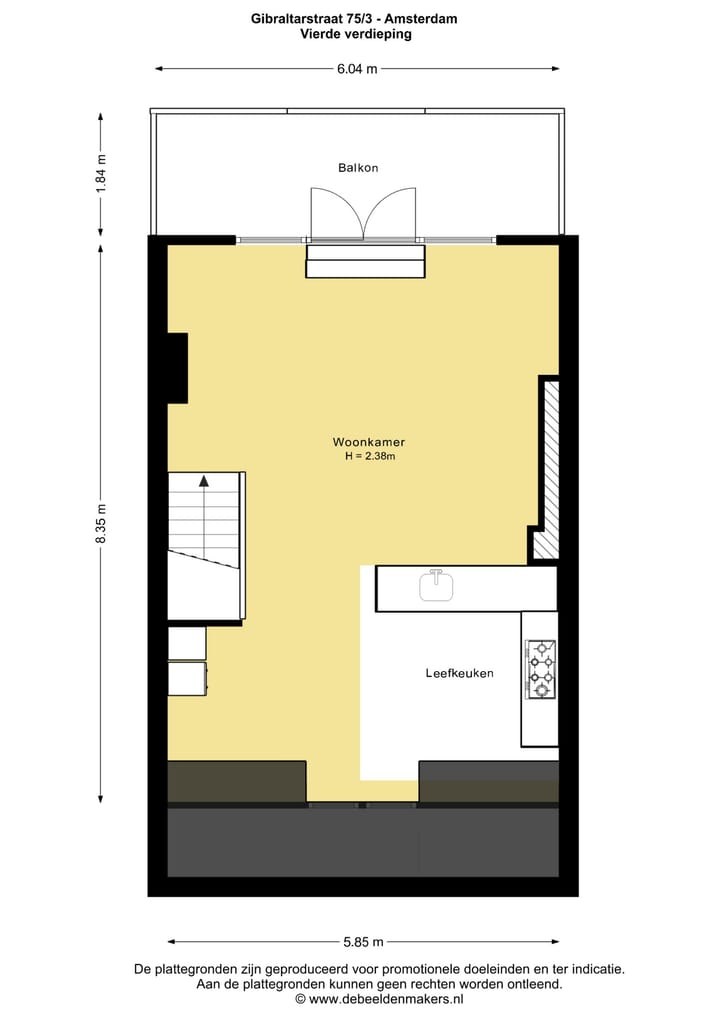 Foto 33 van Gibraltarstraat 75-3