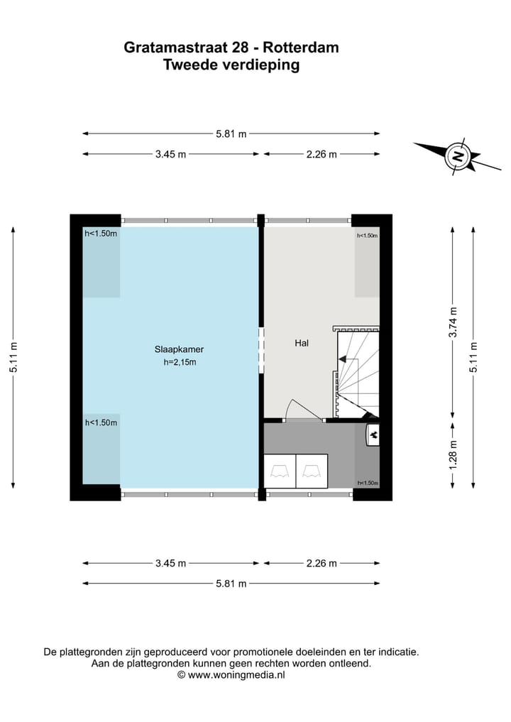 Foto 36 van Gratamastraat 28