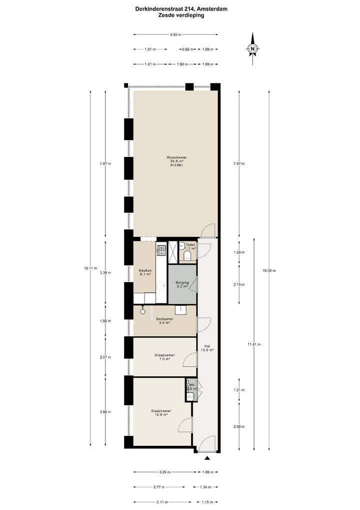 Foto 22 van Derkinderenstraat 214