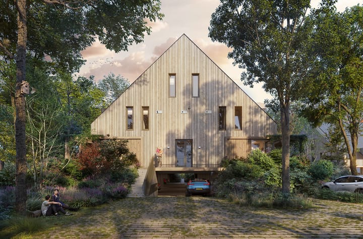 Foto 1 van Terpwoning hoek XL (Bouwnr. 18)