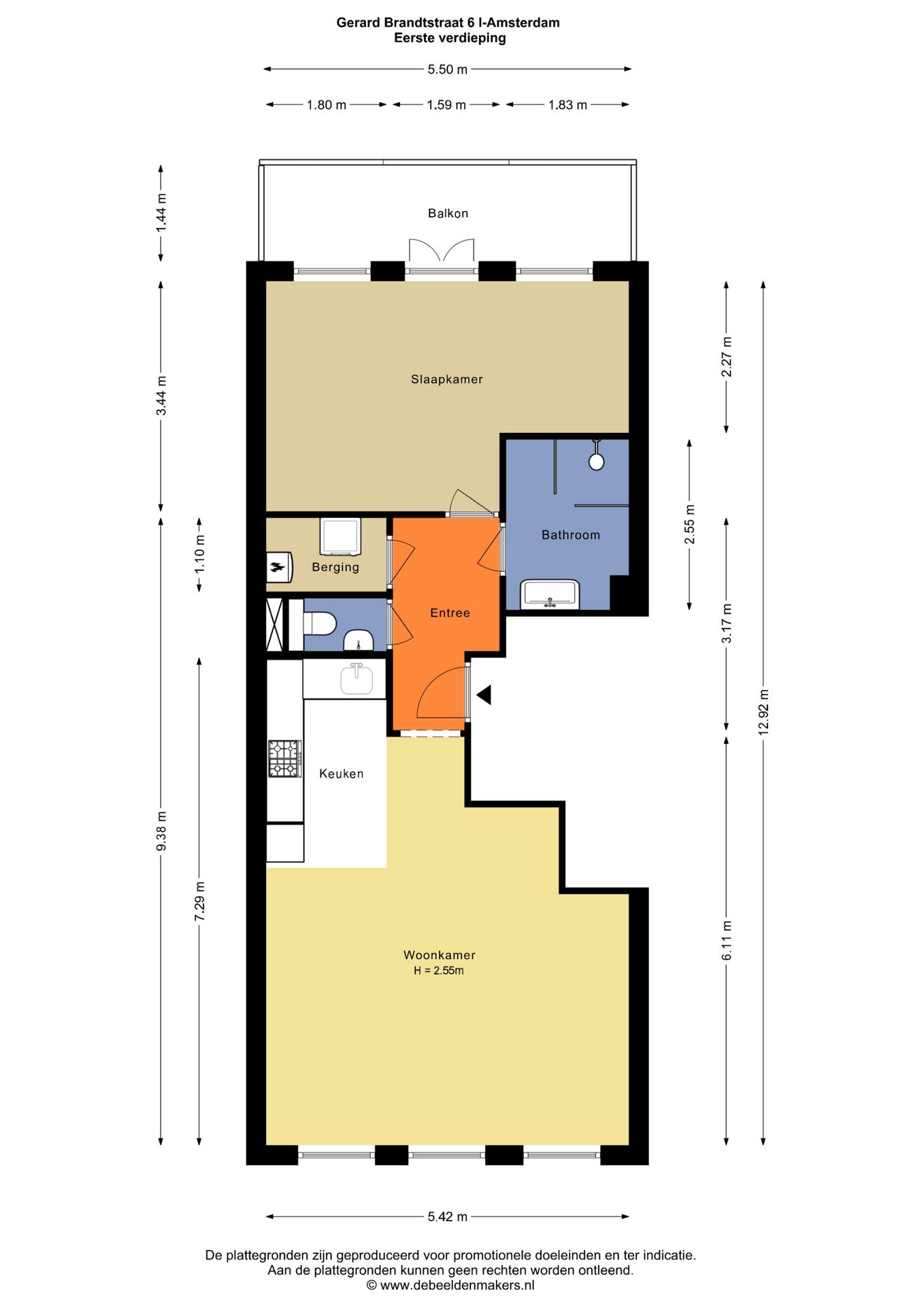 Foto 21 van Gerard Brandtstraat 6-1