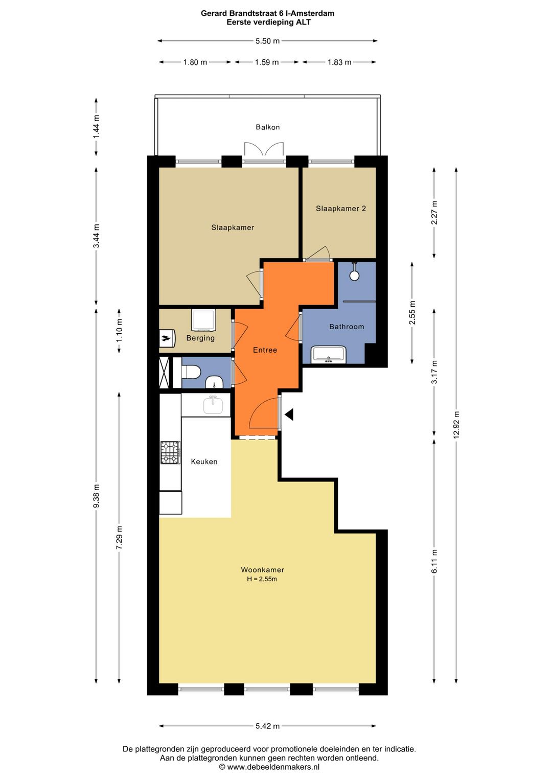 Foto 22 van Gerard Brandtstraat 6-1