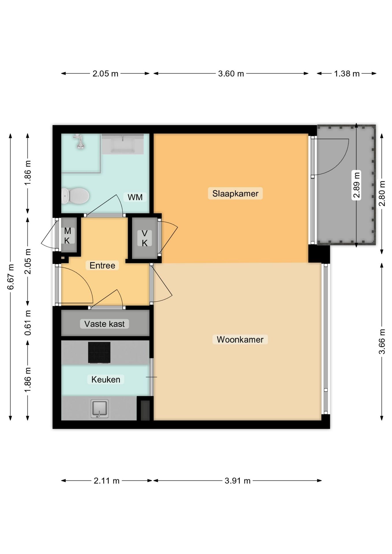 Foto 25 van Huis te Landelaan 15-F502