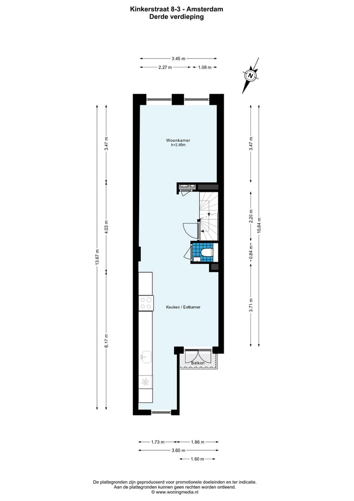 Foto 25 van Kinkerstraat 8-3