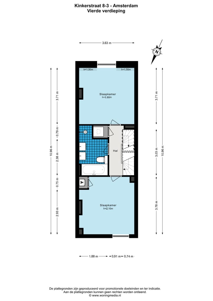 Foto 26 van Kinkerstraat 8-3