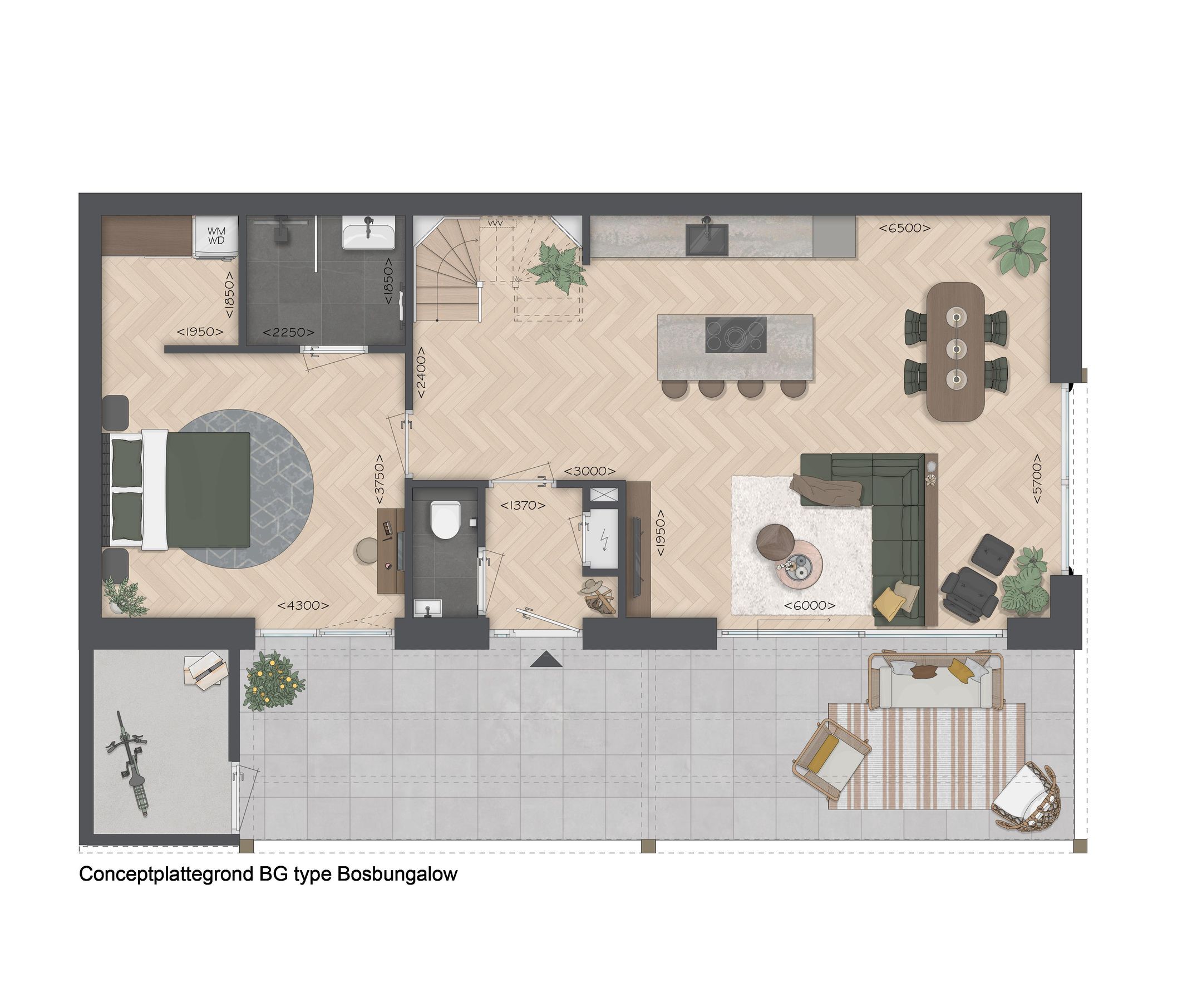 Foto 3 van Bosbungalow (Bouwnr. 29)