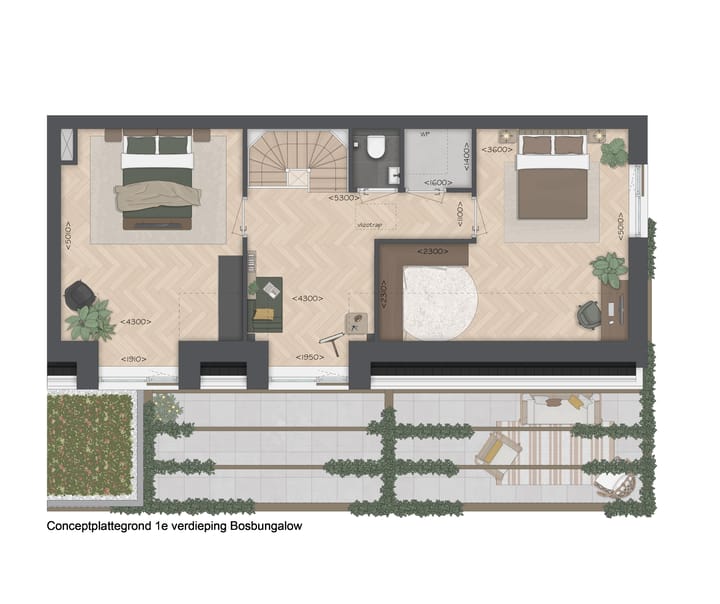 Foto 4 van Bosbungalow (Bouwnr. 43)