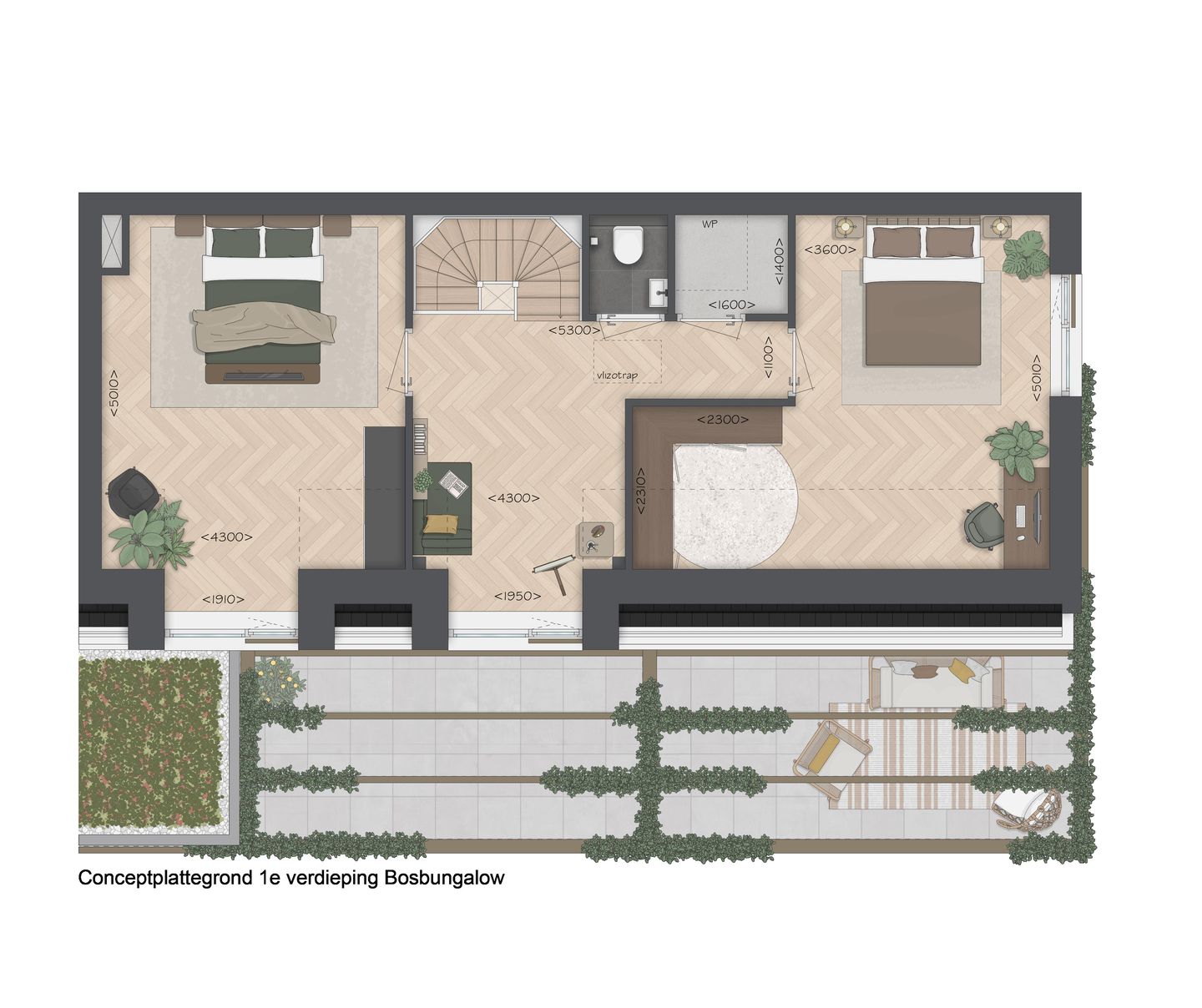 Foto 4 van Bosbungalow (Bouwnr. 46)