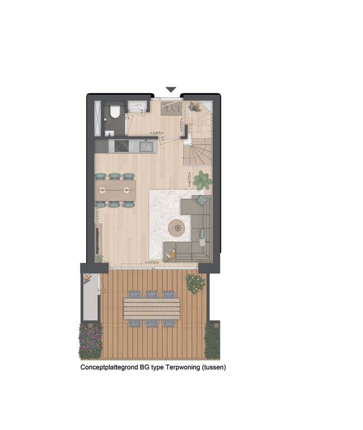Foto 3 van Terpwoning (Bouwnr. 14)