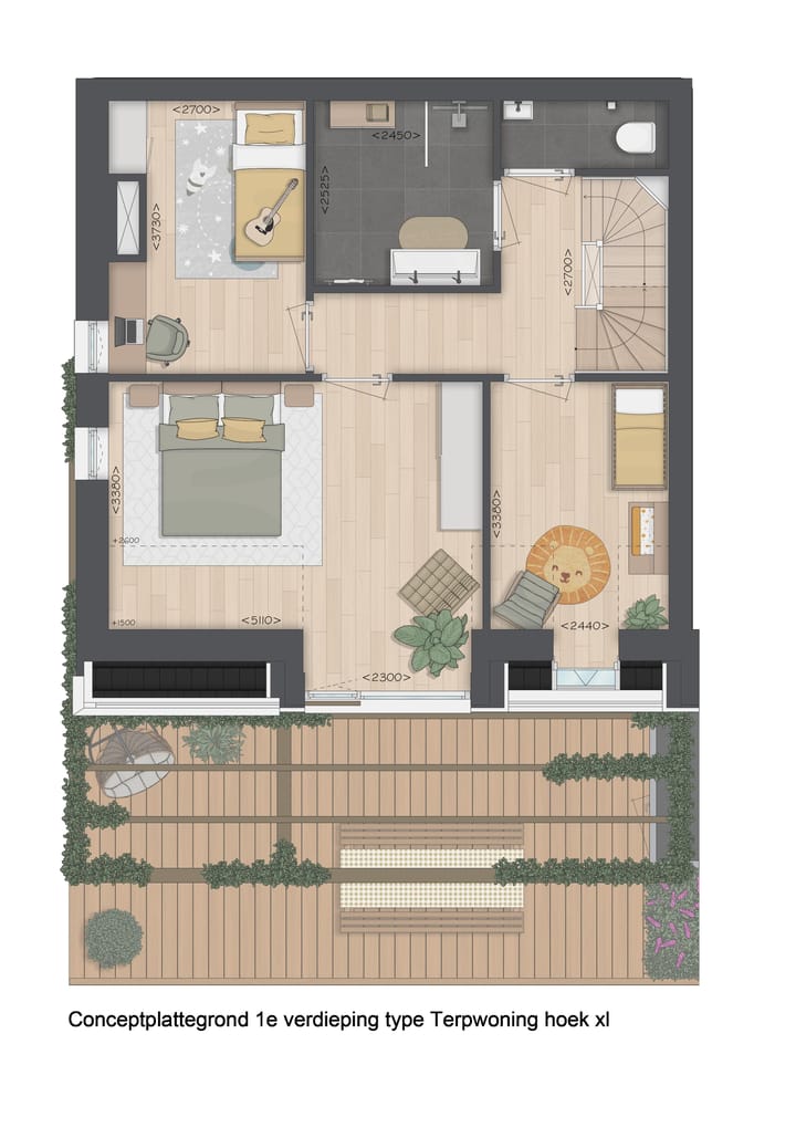 Foto 4 van Terpwoning hoek XL (Bouwnr. 18)