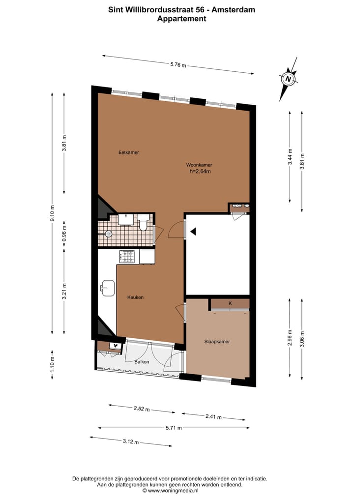 Foto 19 van Sint Willibrordusstraat 56-2