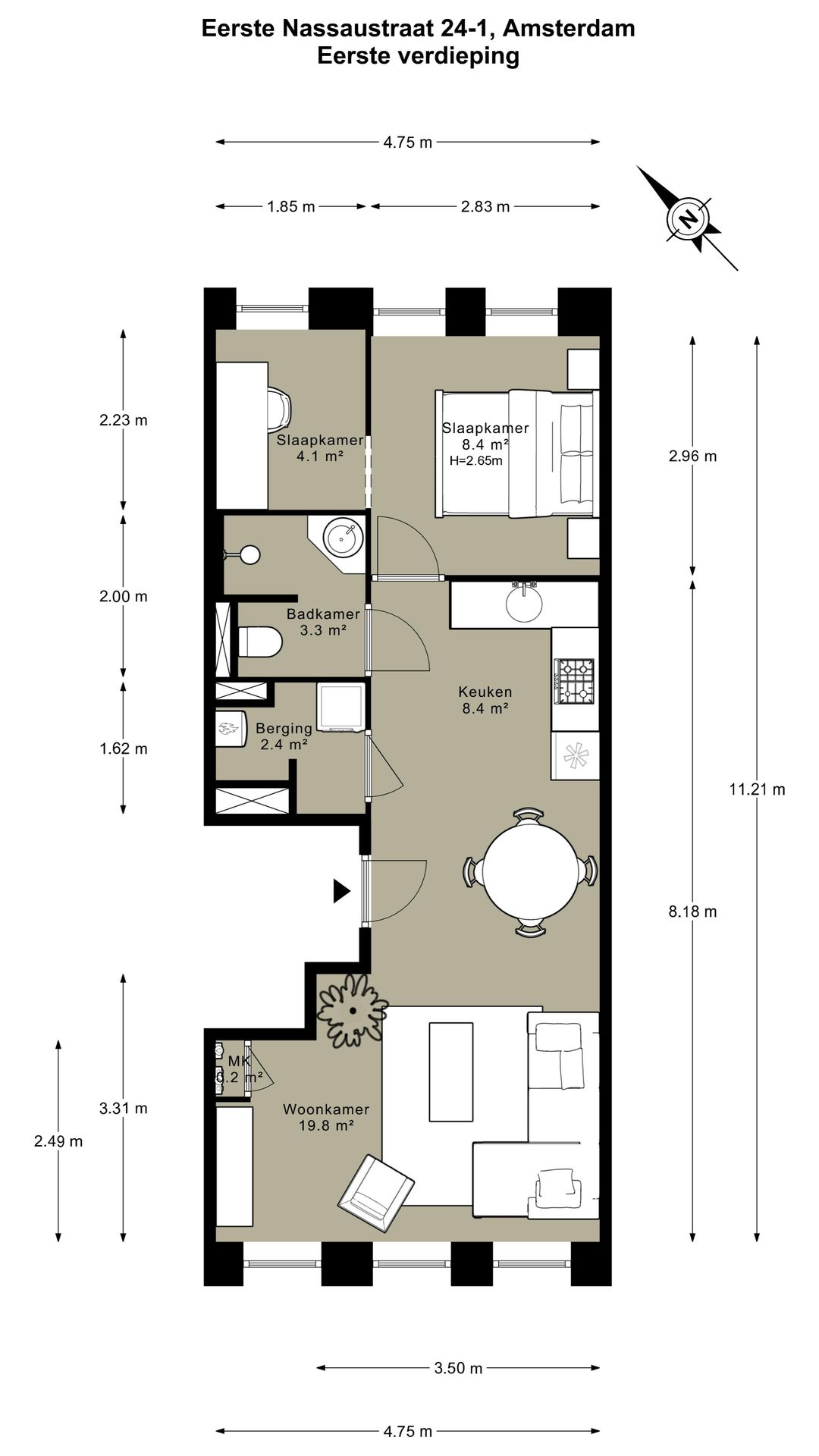 Foto 28 van Eerste Nassaustraat 24-1