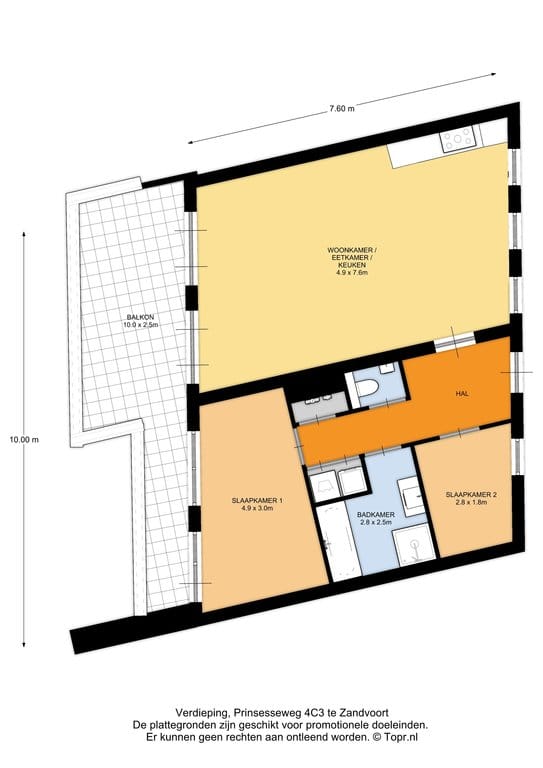 Foto 39 van Prinsesseweg 4-C3