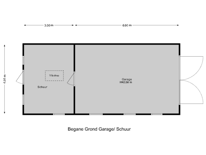 Begane Grond Garage/ Schuur