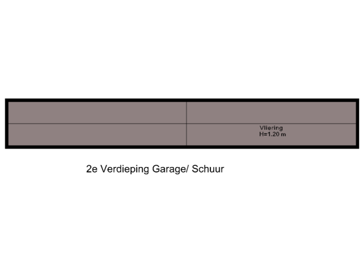 2e Verdieping Garage/ Schuur