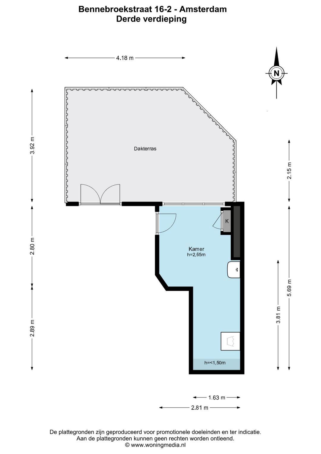 Foto 28 van Bennebroekstraat 16-2