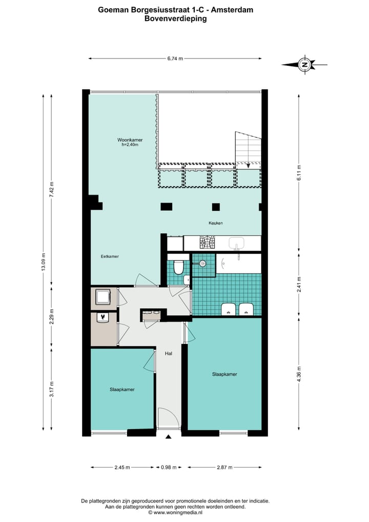 Foto 35 van Goeman Borgesiusstraat 1-C