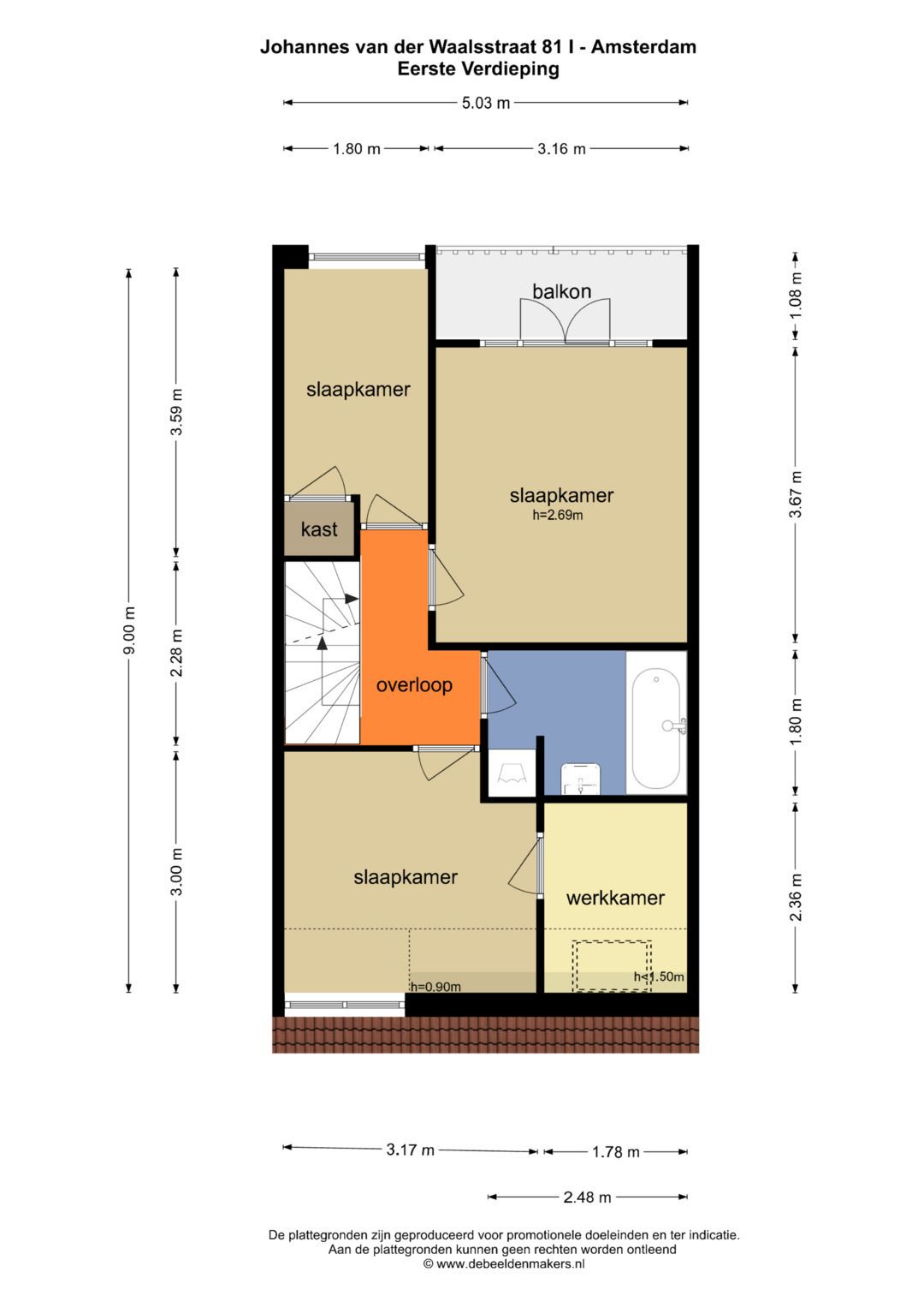 Foto 28 van Johannes van der Waalsstraat 81-1