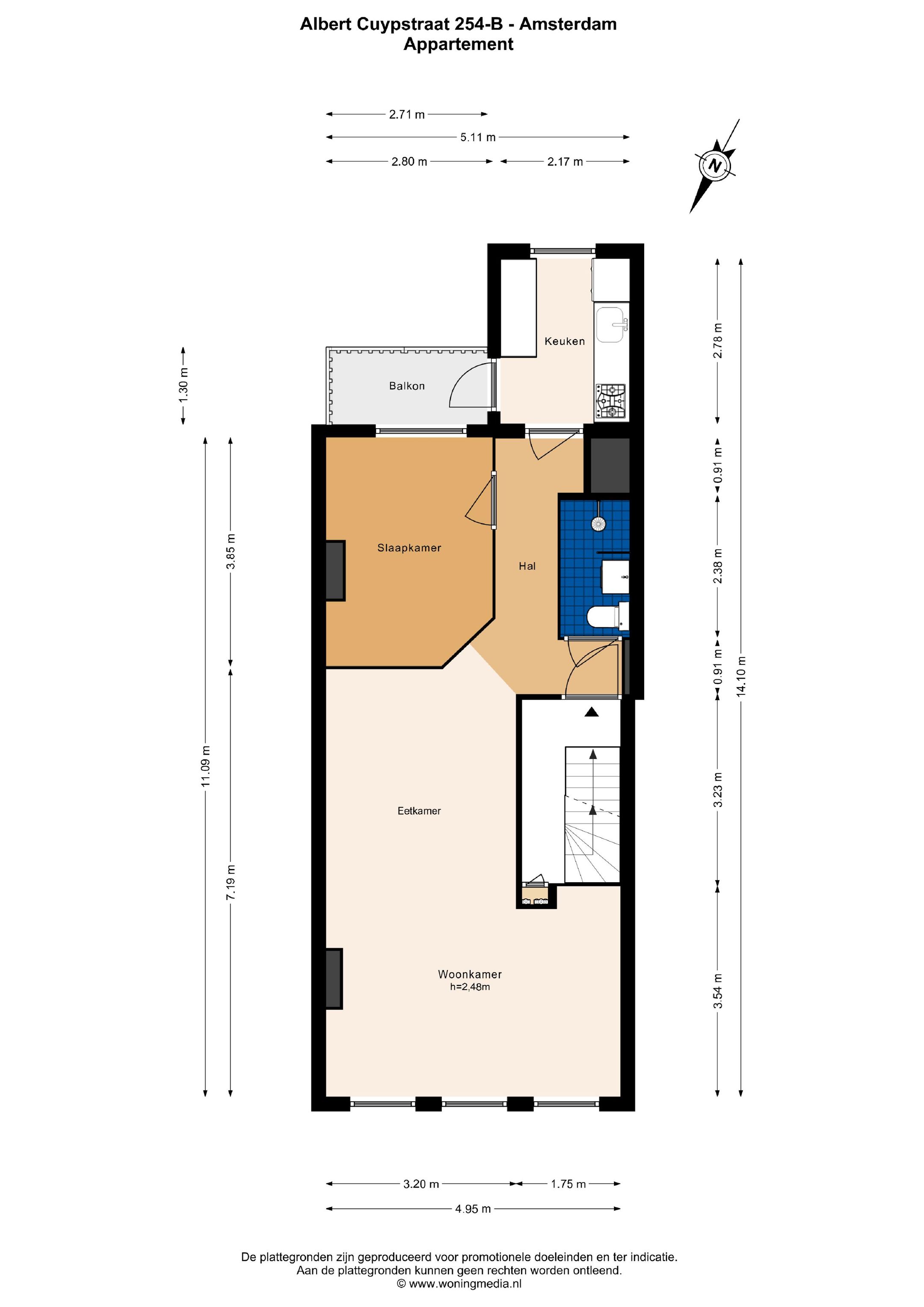 Foto 30 van Albert Cuypstraat 254-B