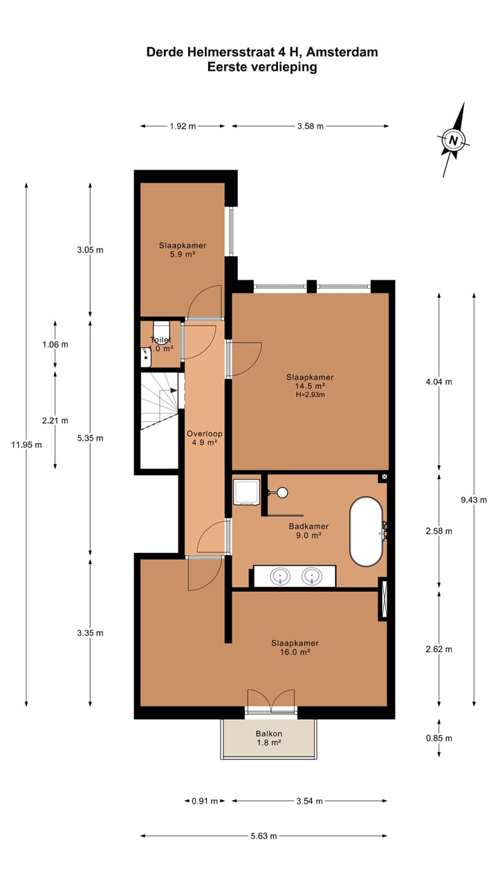 Foto 40 van Derde Helmersstraat 4-H