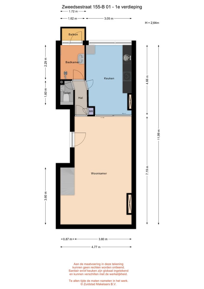 Foto 27 van Zweedsestraat 155-B01