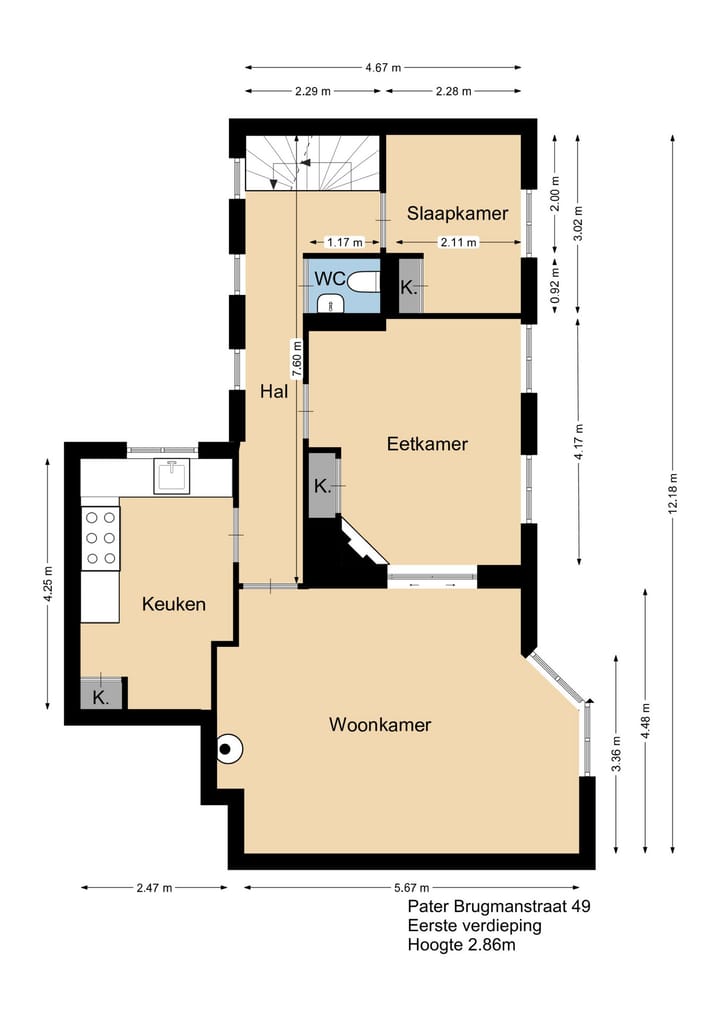 Foto 69 van Pater Brugmanstraat 49