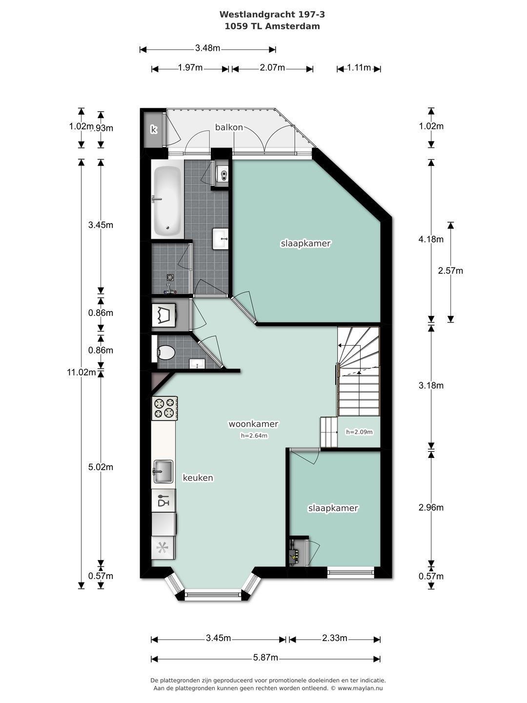 Foto 37 van Westlandgracht 197-3