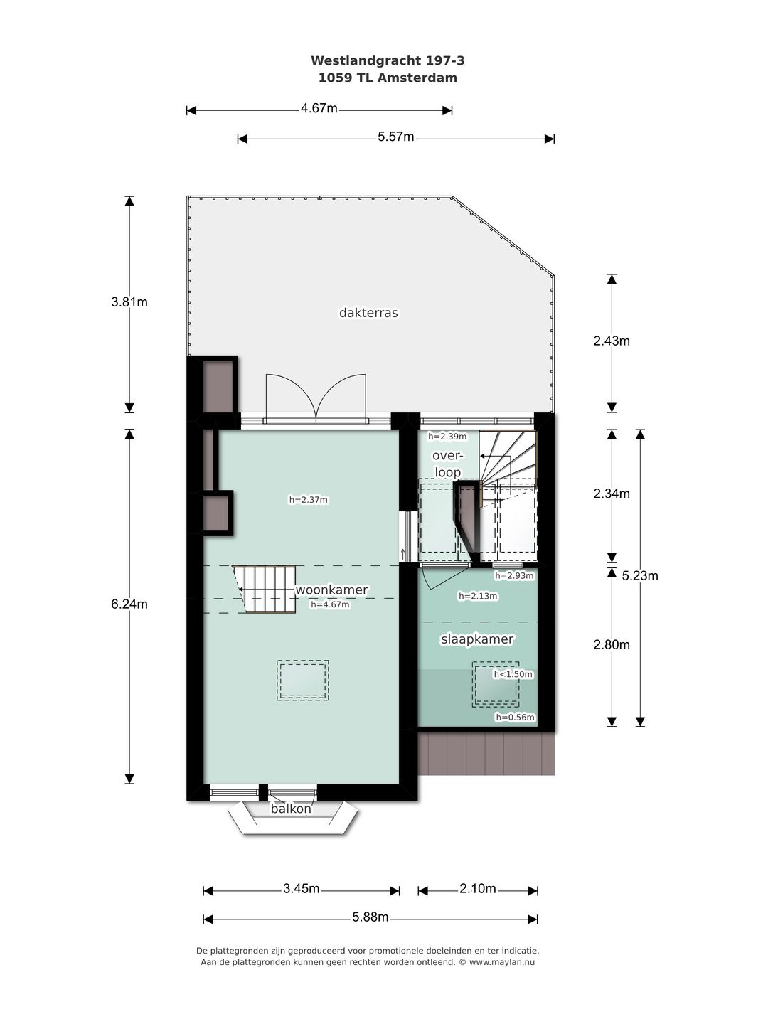Foto 38 van Westlandgracht 197-3