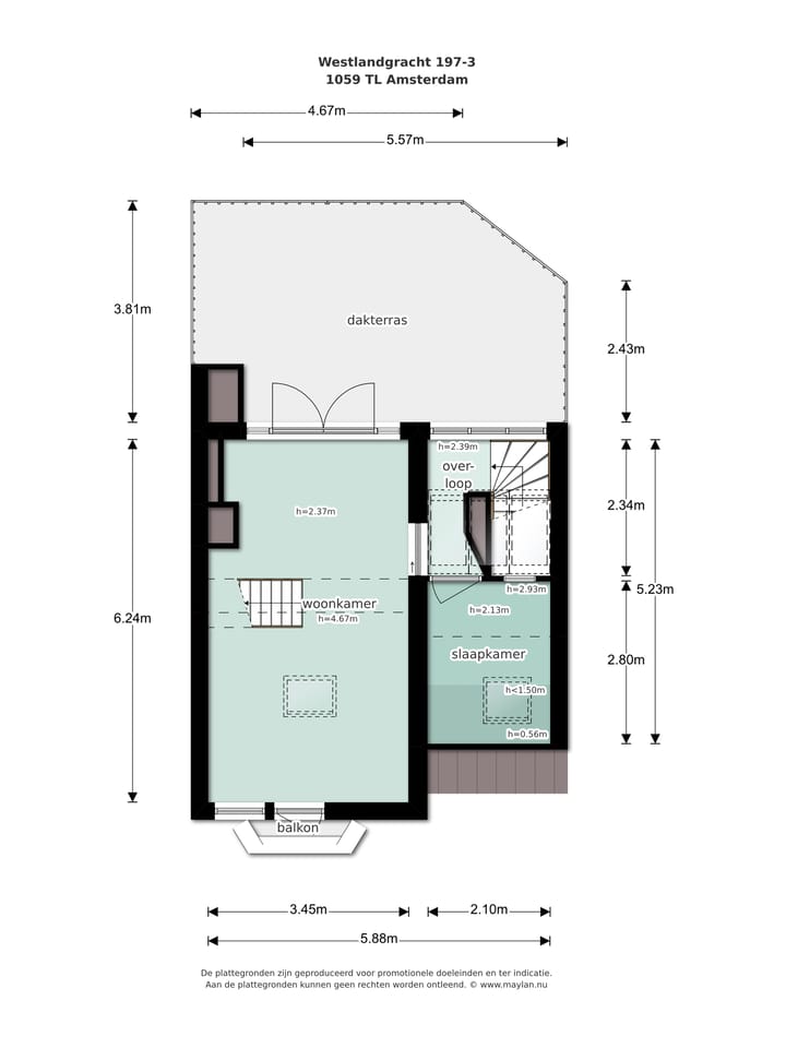 Foto 38 van Westlandgracht 197-3