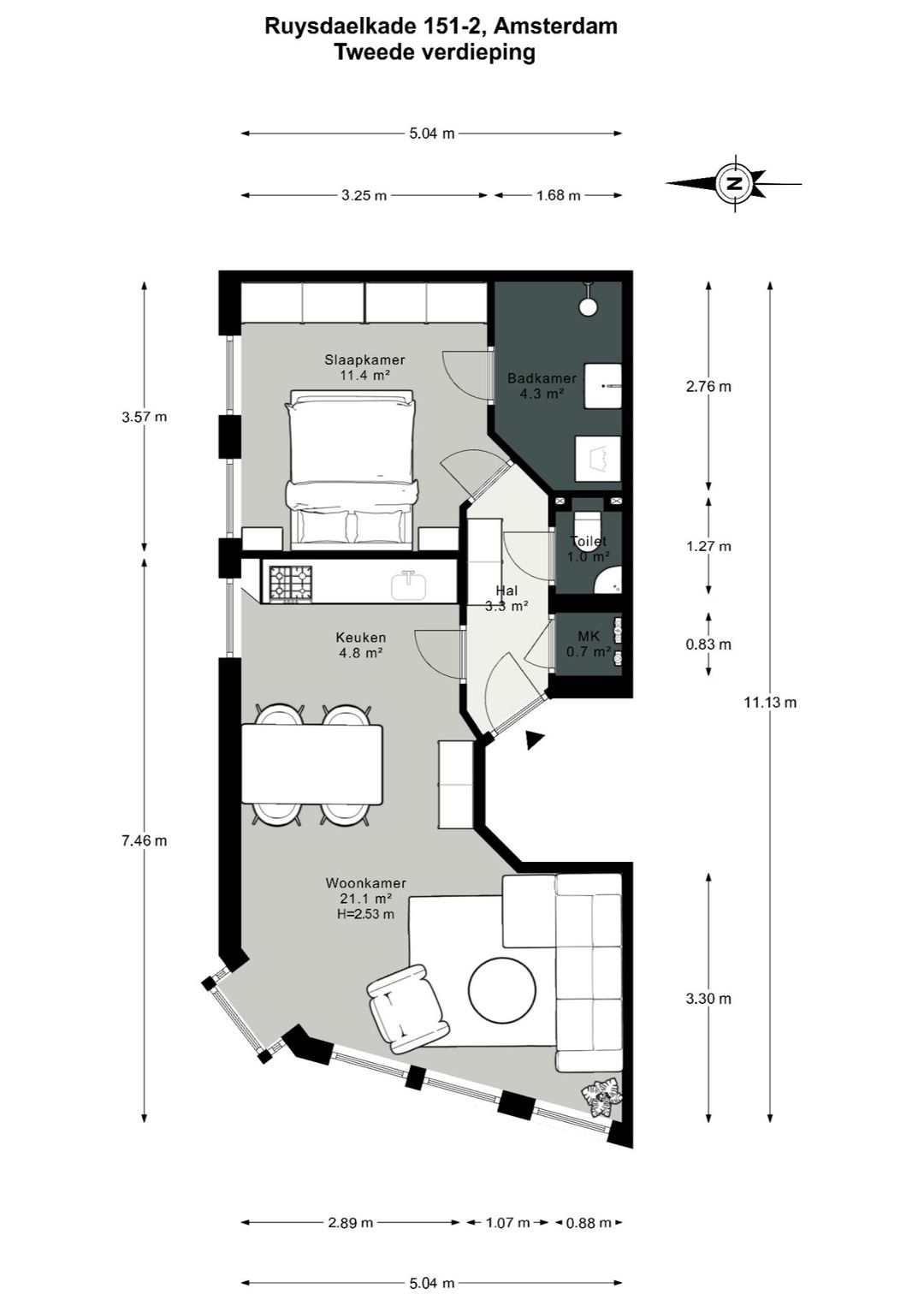 Foto 26 van Ruysdaelkade 151-2