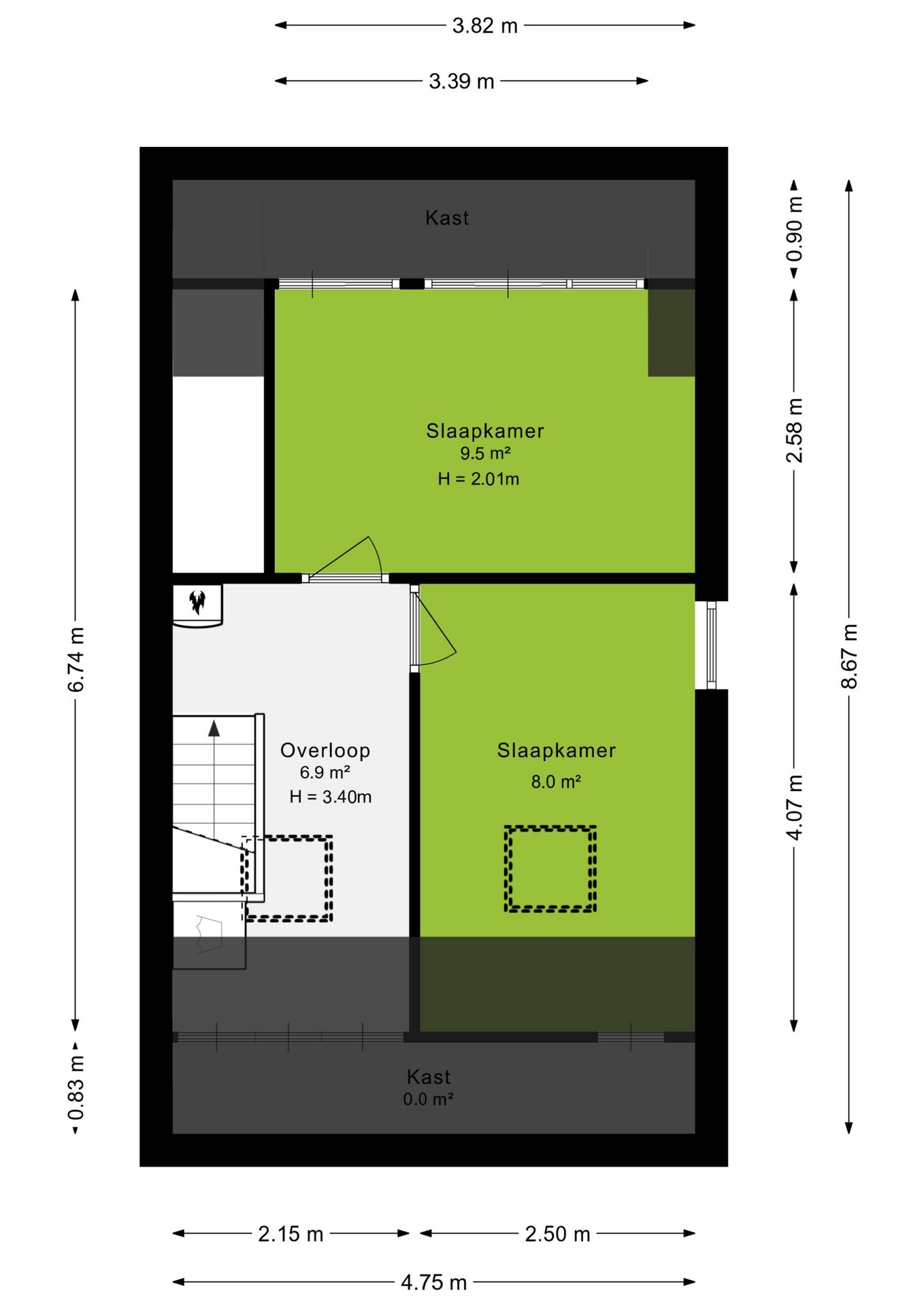 Foto 50 van Fluitersstraat 61