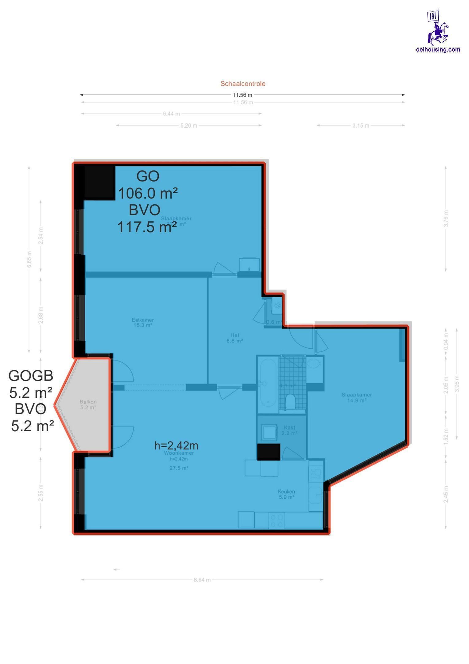 Foto 33 van Hoogte Kadijk 108-F