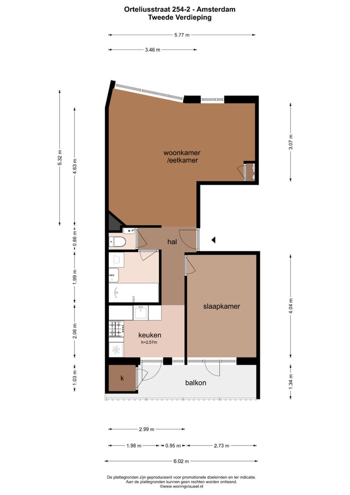 Foto 28 van Orteliusstraat 254-2