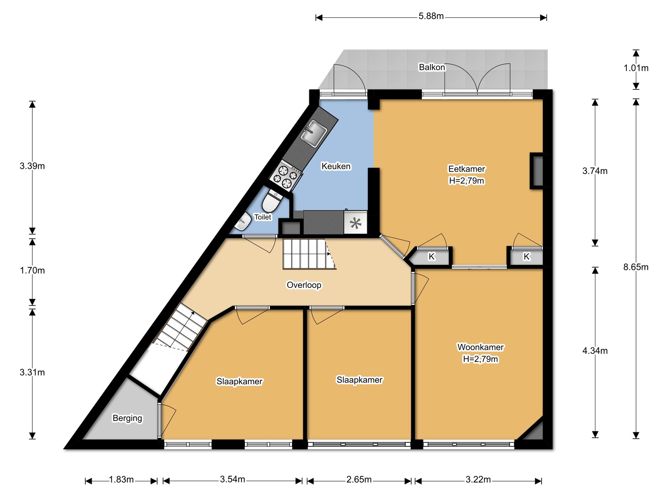 Foto 54 van Van Swindenstraat 73-BS