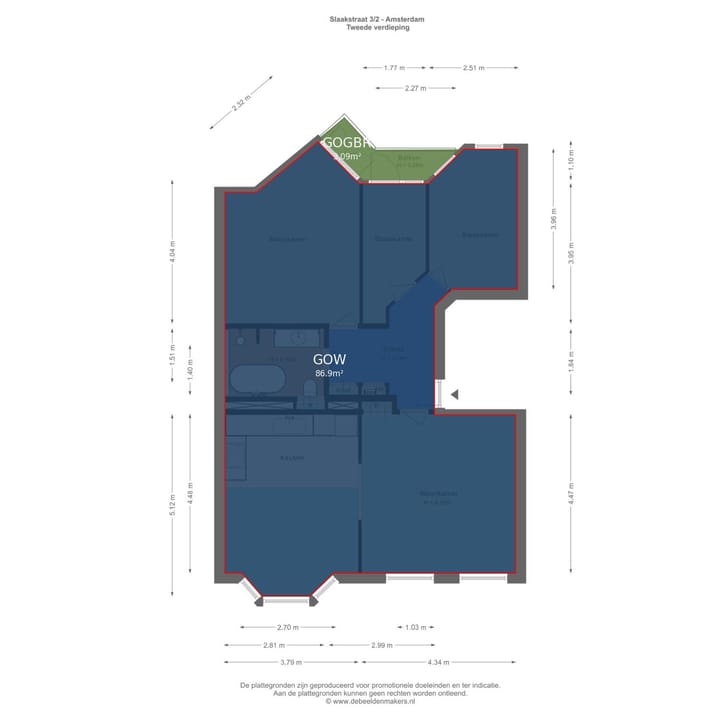 Foto 32 van Slaakstraat 3-2
