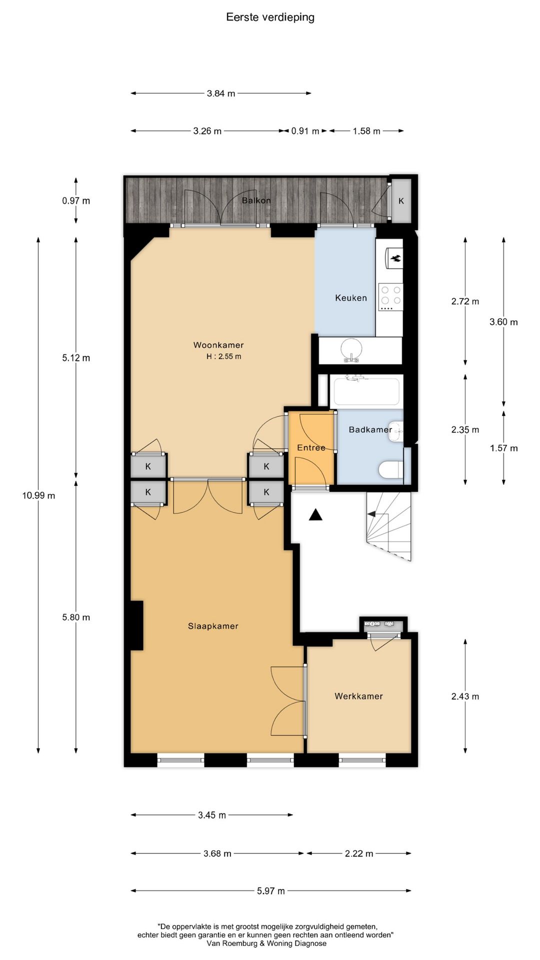 Foto 12 van Michelangelostraat 95-2