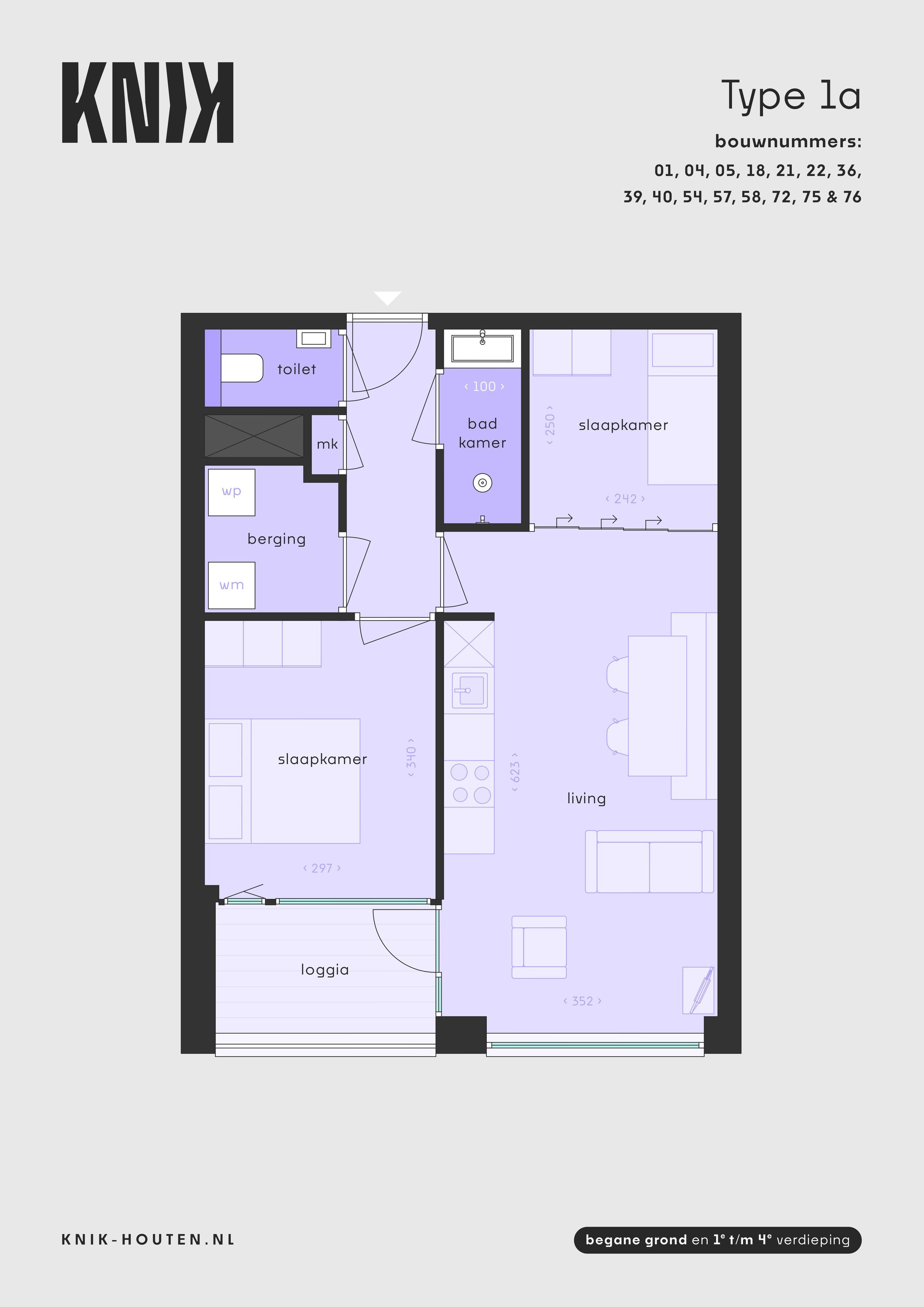 Foto 3 van Appartement (Bouwnr. 57)