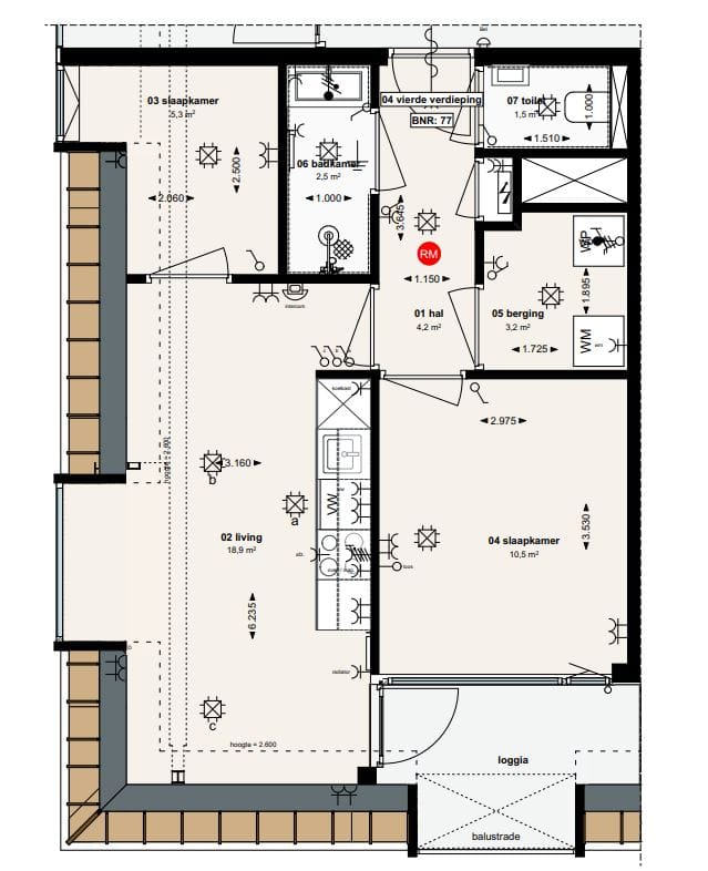 Foto 4 van Appartement (Bouwnr. 88)
