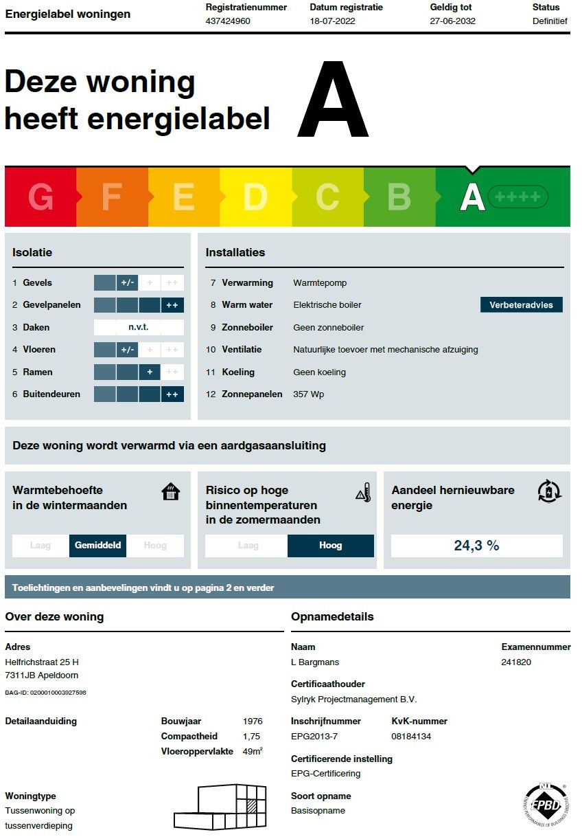 Foto 30 van Helfrichstraat 25-H