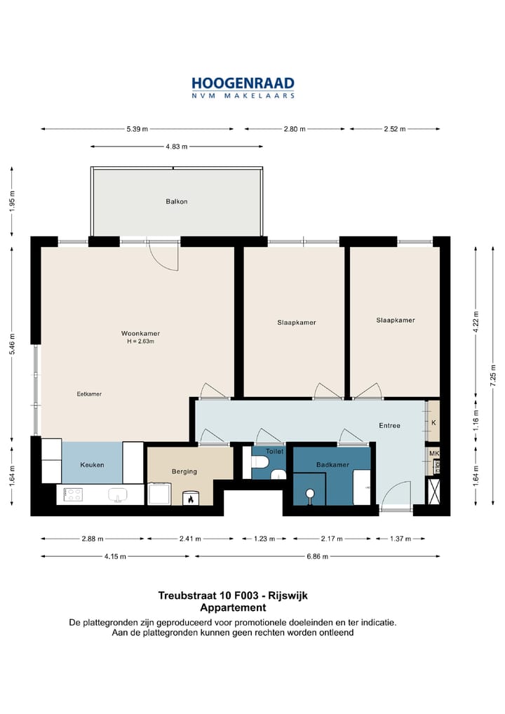 Foto 27 van Treubstraat 10-F003