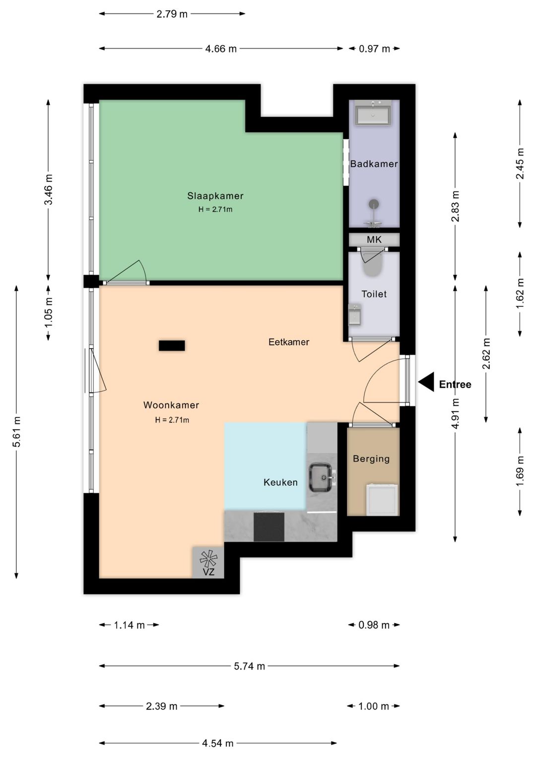 Foto 31 van Helfrichstraat 25-H