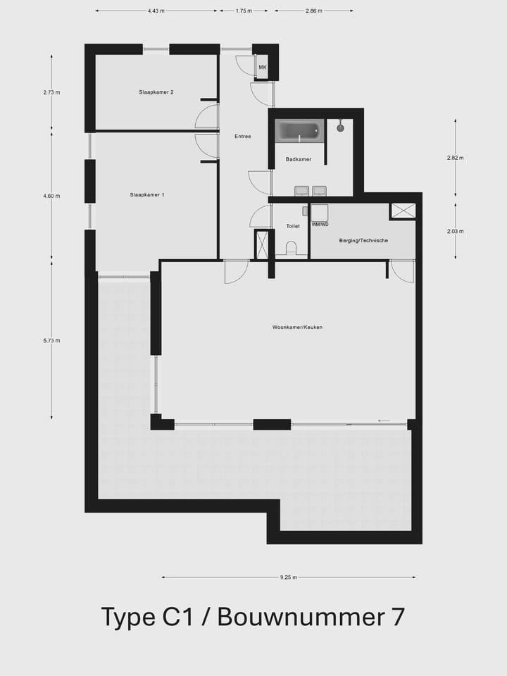 Foto 12 van Kapelkesstraat 9-F