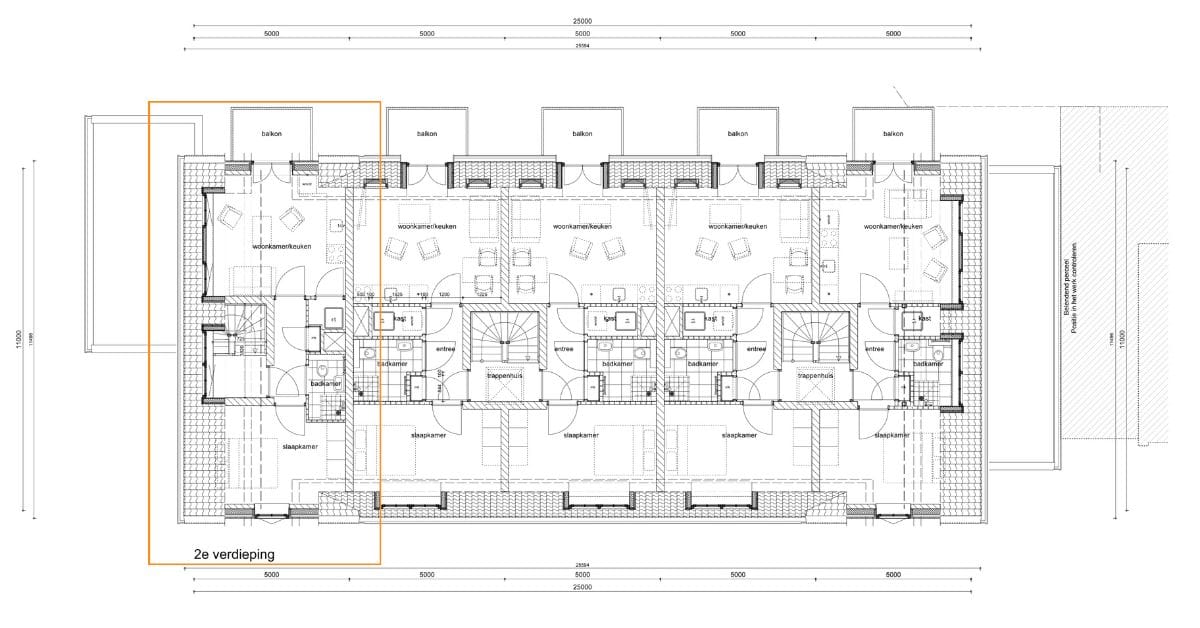 Foto 12 van 2 kamer appartement (Bouwnr. 12)