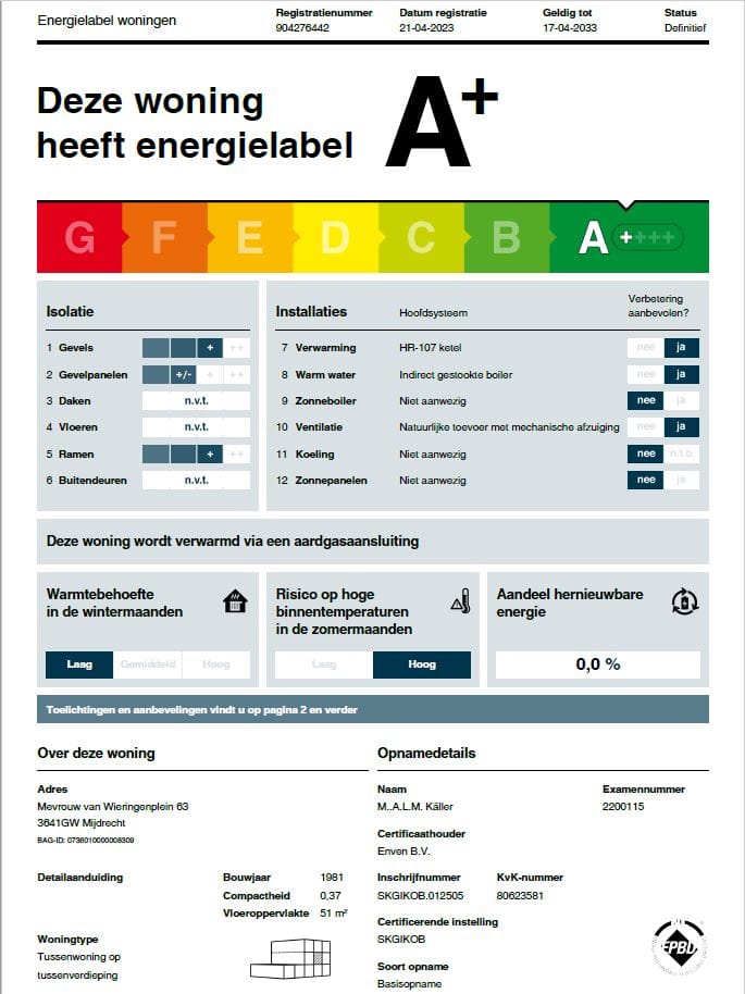 Foto 28 van Mevrouw van Wieringenplein 63