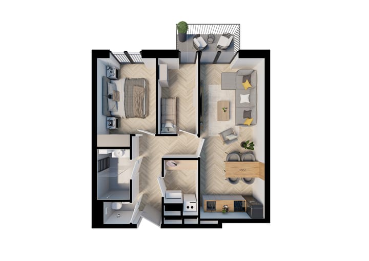 Foto 2 van Knightsbridge Hyde Park huis 4 type 1